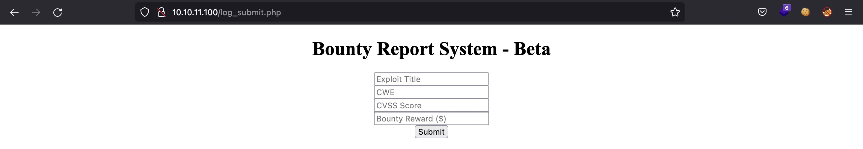 BountyHunter report