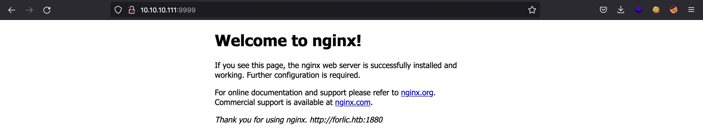 Frolic nginx