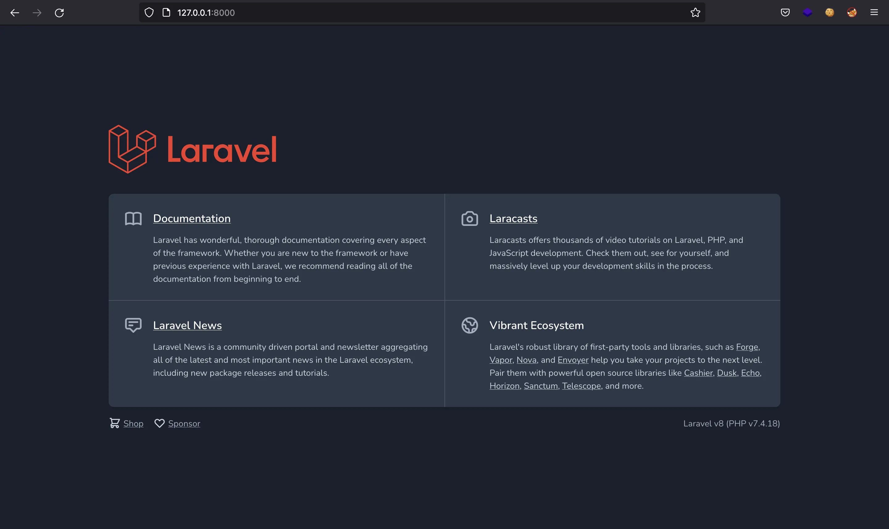 Horizontall Laravel