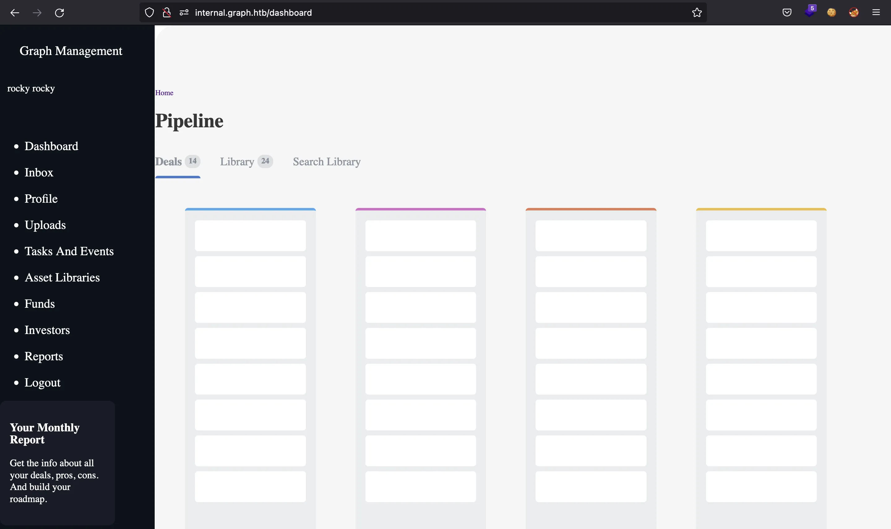 OverGraph internal dashboard admin