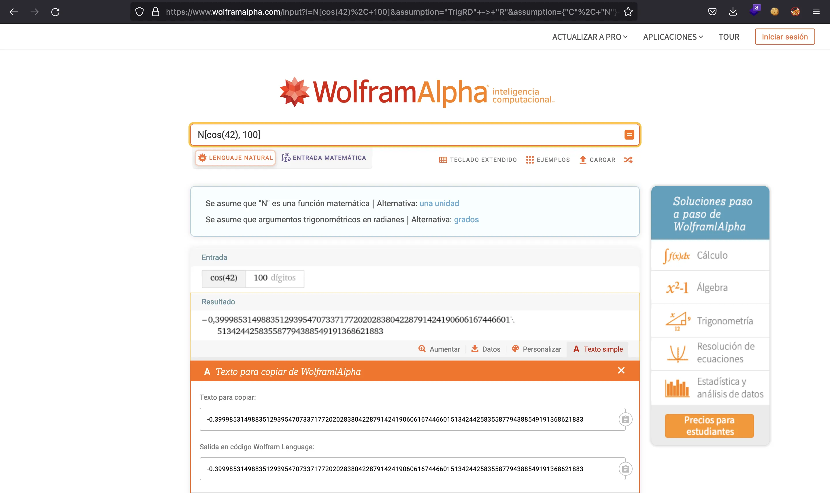 Wolfram Alpha