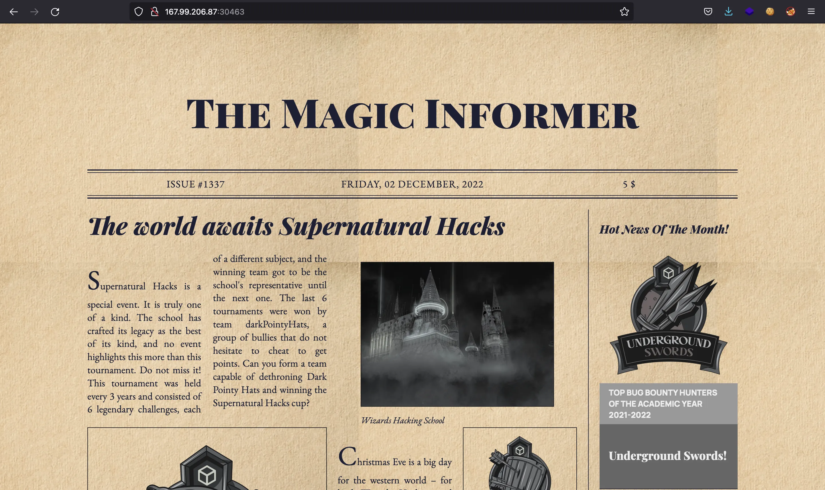 The Magic Informer 1